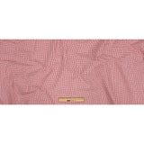 Organic Cotton Seersucker - Red Gingham - Olinda Collection
