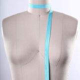 3 Yards Deep Sky Blue Fold Over Bias Elastic Trim 5/8"