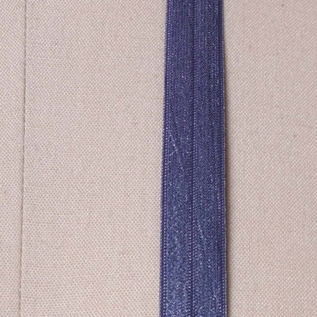 3 Yards Indigo Blue Fold Over Elastic Stretch Bias Trim 5/8"