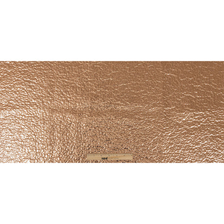 Clara Italian Metallic Bronze Pebbled Coating with Foil Laminate