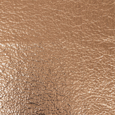 Clara Italian Metallic Bronze Pebbled Coating with Foil Laminate