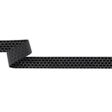 Italian Black Honeycomb Velvet Burnout Trim - 0.875"