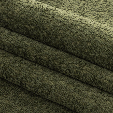 Crypton Hesse Green Tactile Polyester Chenille