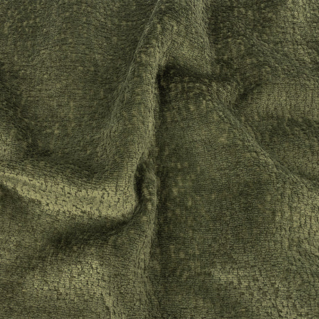 Crypton Hesse Green Tactile Polyester Chenille