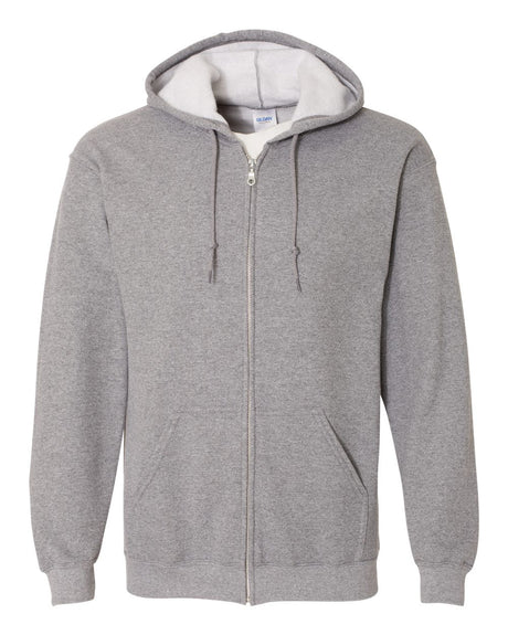 Gildan® Heavy Blend Full-Zip Long Sleeve Hooded Sweatshirt