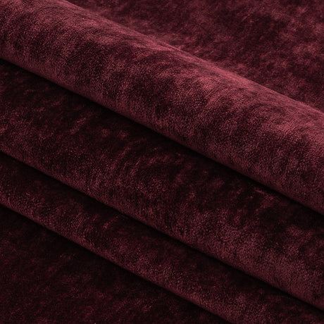 Crypton Burgundy Polyester Chenille