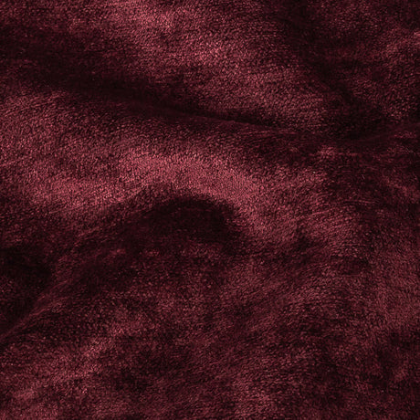 Crypton Burgundy Polyester Chenille