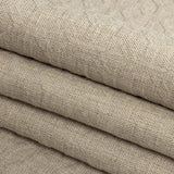 Crypton Tolkie Oatmeal Geometric Embossed Upholstery Fabric