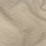 Crypton Tolkie Oatmeal Geometric Embossed Upholstery Fabric