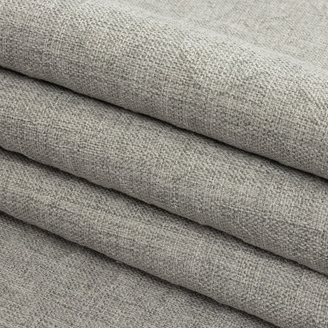 Crypton Tolkie Gray Geometric Embossed Upholstery Fabric