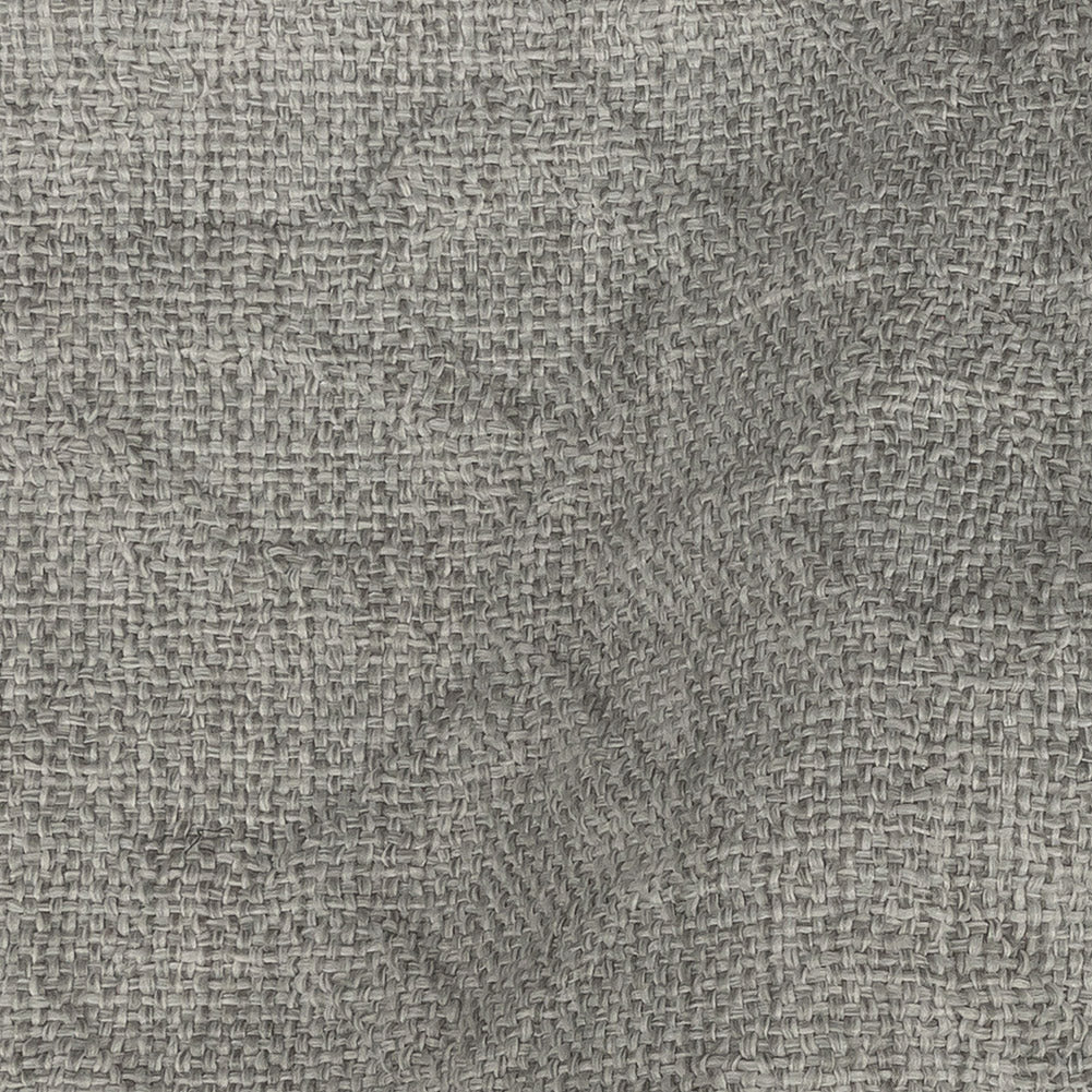 Crypton Tolkie Gray Geometric Embossed Upholstery Fabric