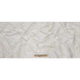 Ivory and White Damask Double Wide Drapery Jacquard
