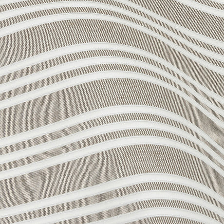 Khaki Double Wide Drapery Twill with Raised White Stripes