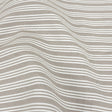 Khaki Double Wide Drapery Twill with Raised White Stripes
