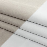 Khaki and White Reversible Double Wide Twill
