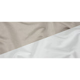 Khaki and White Reversible Double Wide Twill