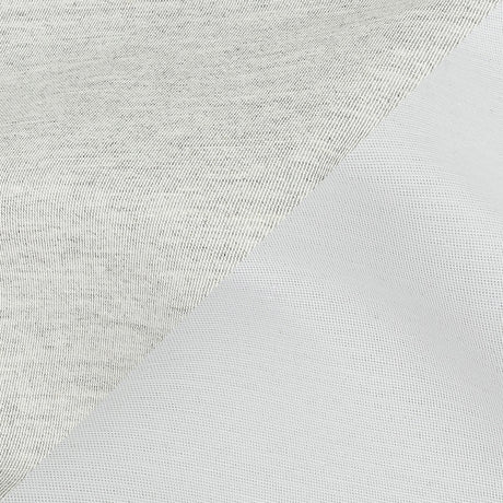 Heathered Gray and White Reversible Double Wide Twill