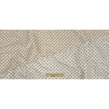 Khaki Quatrefoil Blended Polyester Jacquard