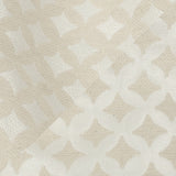 Ivory Quatrefoil Blended Polyester Jacquard