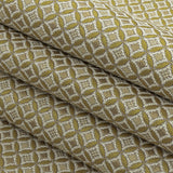 Gold Quatrefoil Blended Polyester Jacquard