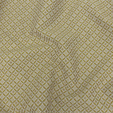 Gold Quatrefoil Blended Polyester Jacquard