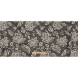 Gradient Gray Jacobean Floral Blended Polyester Jacquard