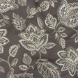 Gradient Gray Jacobean Floral Blended Polyester Jacquard