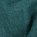 Petrol Basketwoven Polyester and Cotton Home Decor Fabric