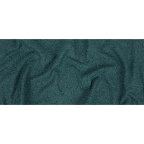 Petrol Basketwoven Polyester and Cotton Home Decor Fabric