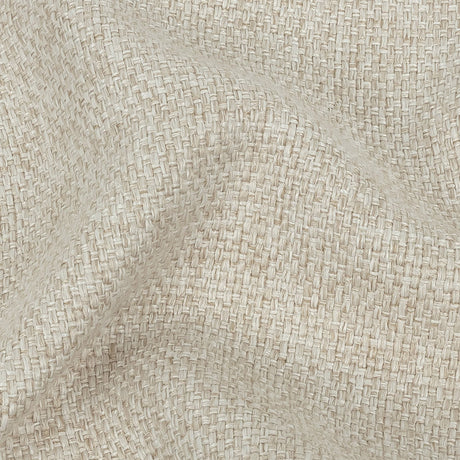 Crystal Gray Basketwoven Polyester and Cotton Home Decor Fabric