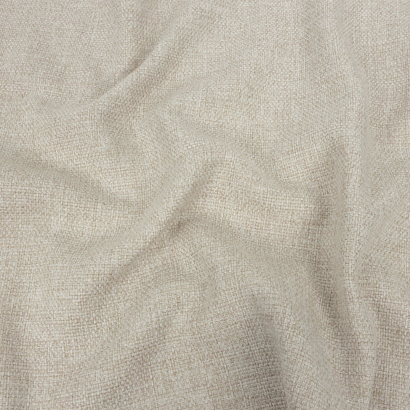 Crystal Gray Basketwoven Polyester and Cotton Home Decor Fabric