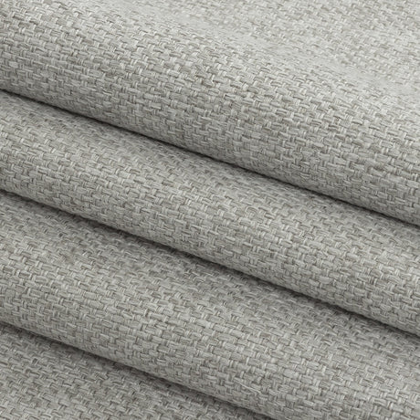 Warm Gray Basketwoven Polyester and Cotton Home Decor Fabric