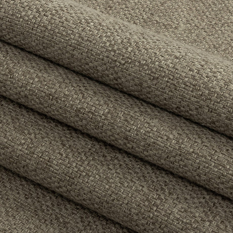 Roasted Cashew Basketwoven Polyester and Cotton Home Decor Fabric