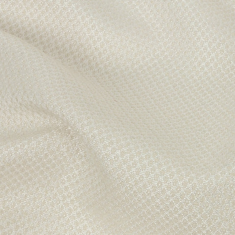 Ivory Minute Diamond Blended Polyester Jacquard