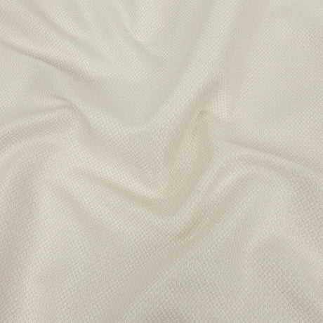 Ivory Minute Diamond Blended Polyester Jacquard