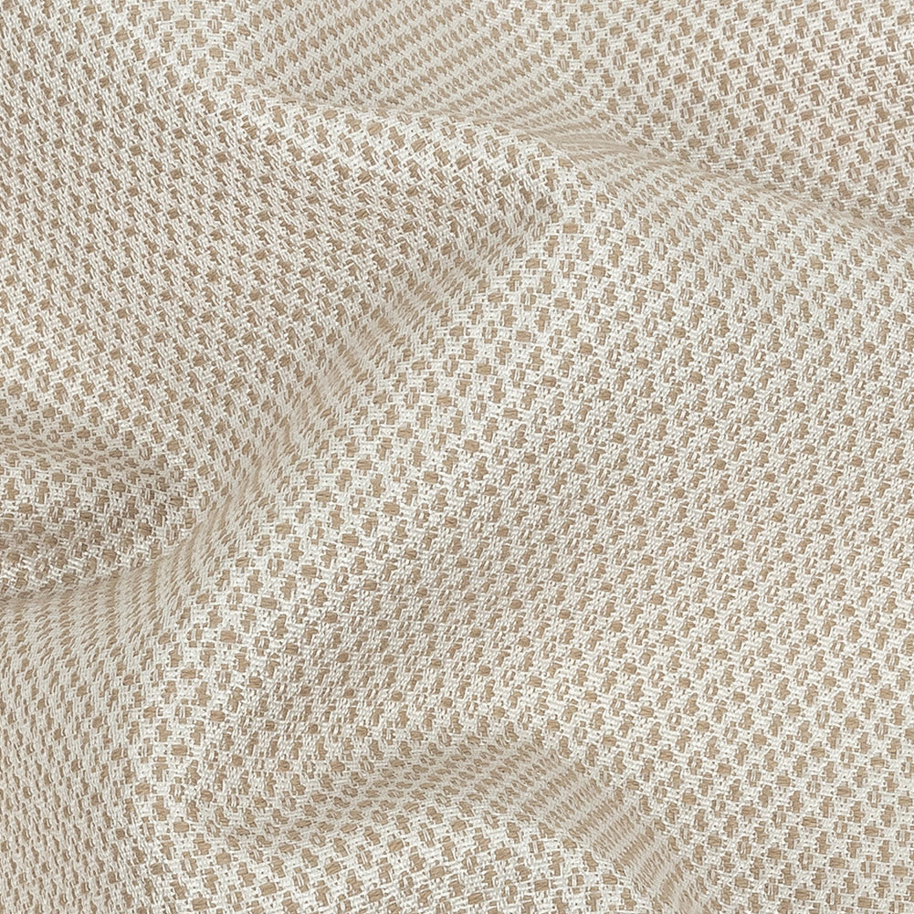 Khaki Minute Diamond Blended Polyester Jacquard