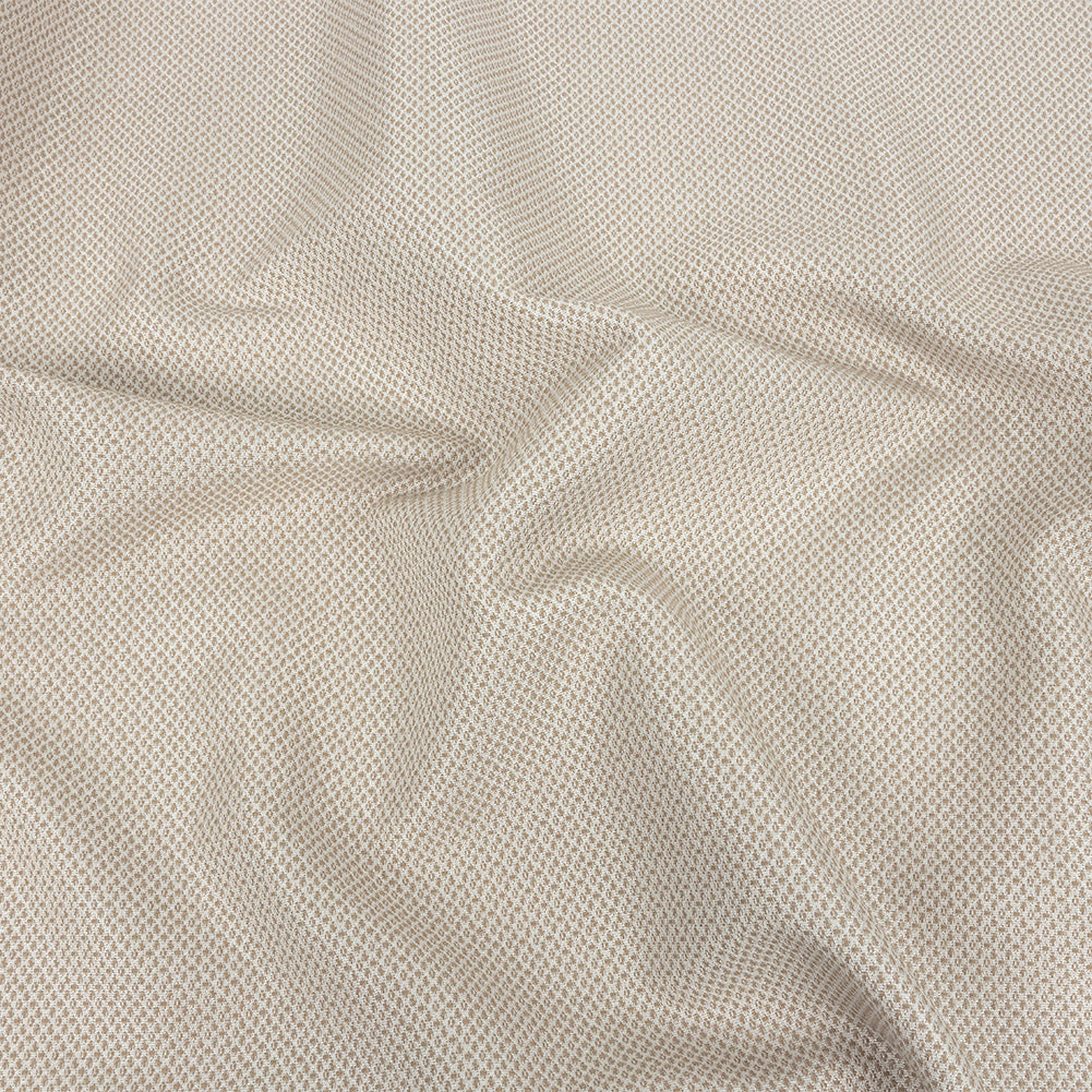 Khaki Minute Diamond Blended Polyester Jacquard