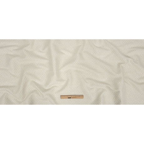 Ivory Scaled Blended Polyester Jacquard
