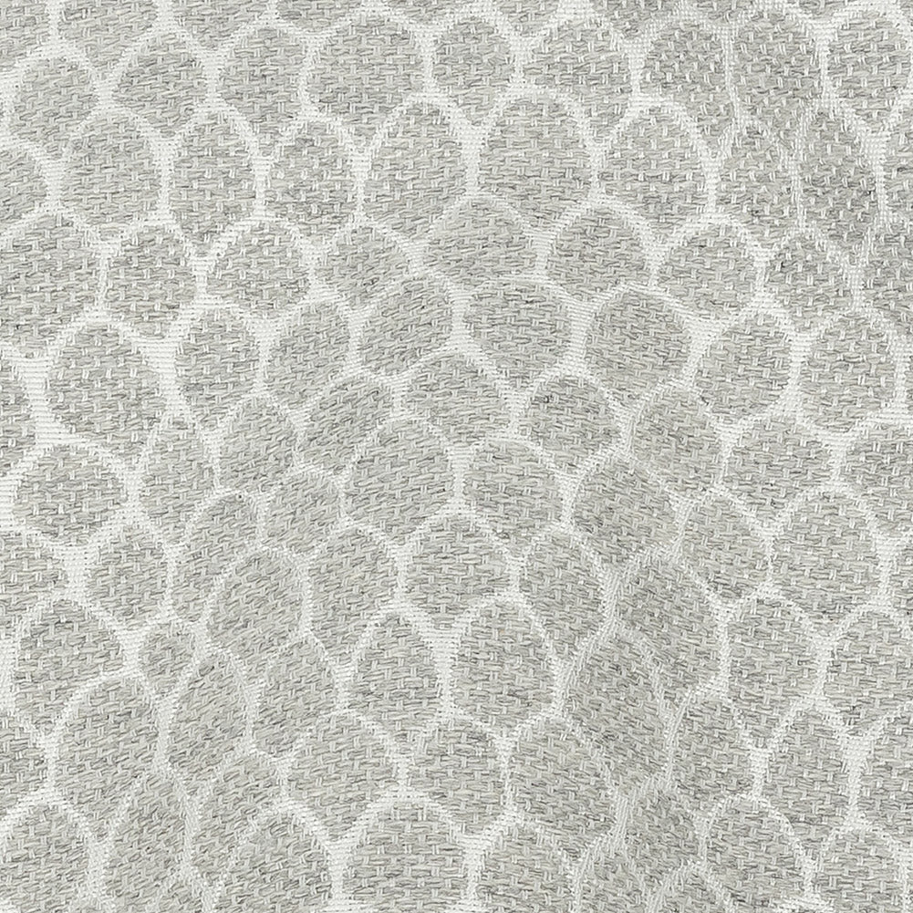 Silver Scaled Blended Polyester Jacquard