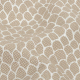 Khaki Scaled Blended Polyester Jacquard