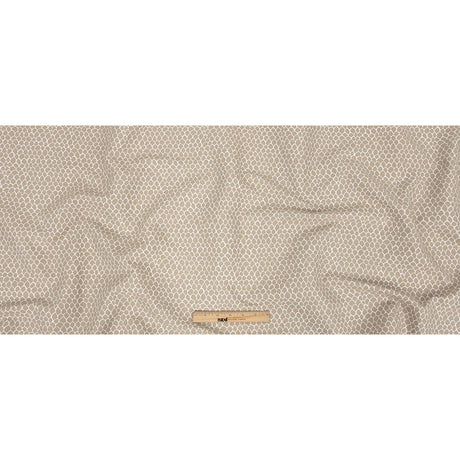Khaki Scaled Blended Polyester Jacquard