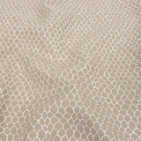 Khaki Scaled Blended Polyester Jacquard