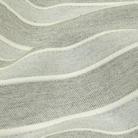 Gray and Sugar Swizzle Tactile Striped Woven