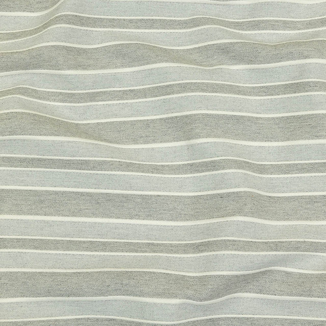 Gray and Sugar Swizzle Tactile Striped Woven