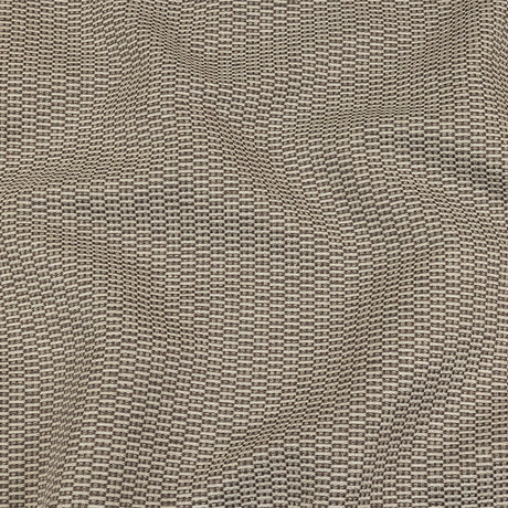 Brown and Gray Rectangles Polyester Jacquard
