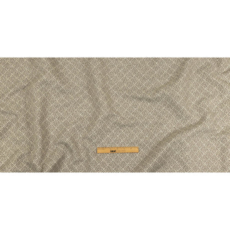 Dusty Brown and White Diamonds Upholstery Tweed