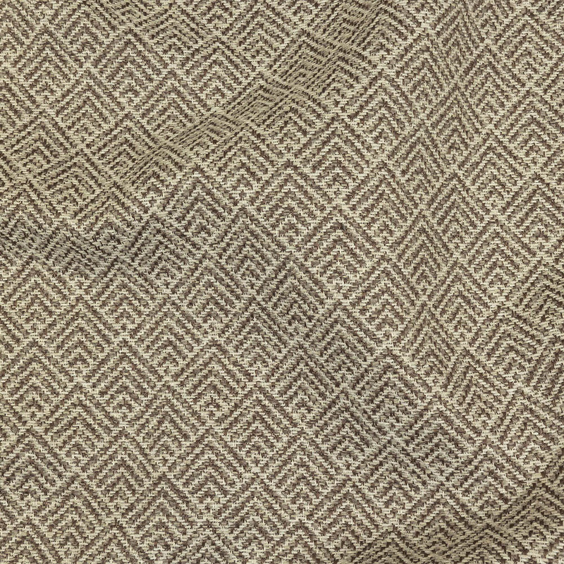 Dusty Brown and White Diamonds Upholstery Tweed