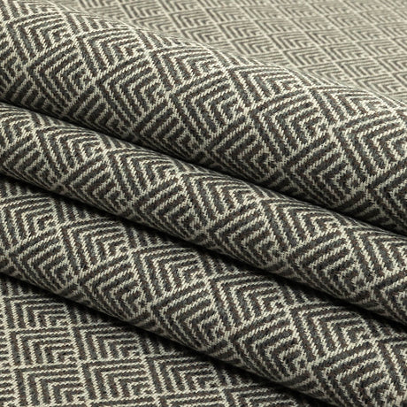 Gray and White Diamonds Upholstery Tweed