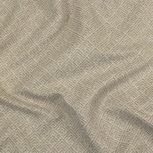 Beige and Khaki Diamonds Upholstery Tweed