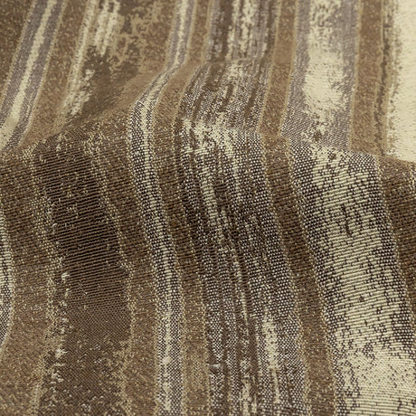 Desert Taupe, Pumice Stone and Gray Painterly Stripes Blended Cotton Jacquard